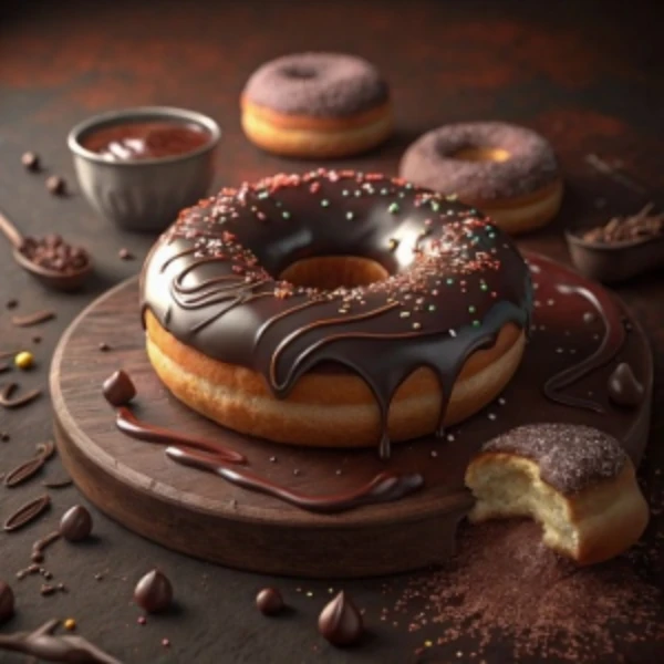 Chocolate Iced Ring Donut