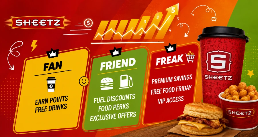 Sheetz gas station — My Sheetz Rewardz